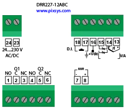 Phase Angle Temperature Controller wiring diagram