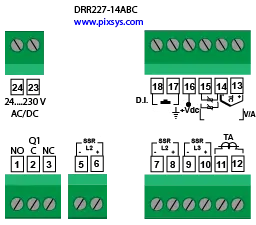 Phase Angle Temperature Controller wiring diagram